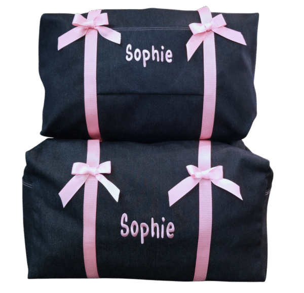 girls denim duffles
