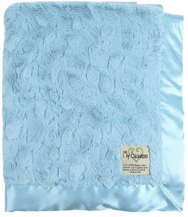Bella Light Blue Baby Blanket