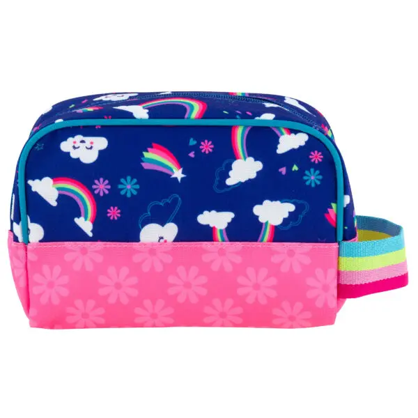 rainbow toiletry bag
