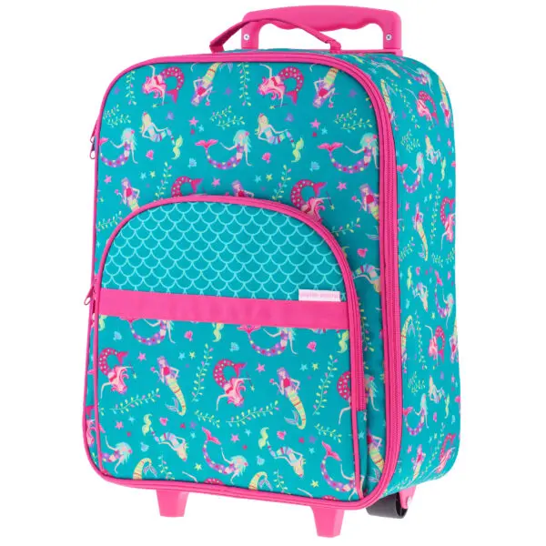 mermaid print suitcase