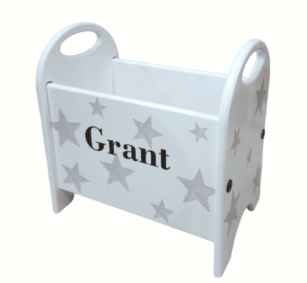 book rack grey stars